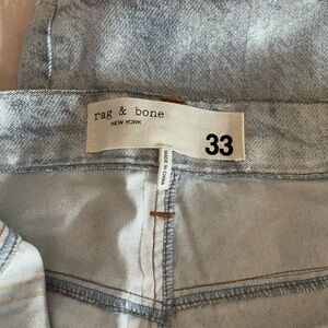 Rag & Bone Faded Blue Denim